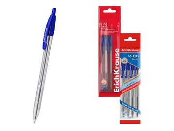 Набор шариковых автоматических ручек Erich Krause Matic Classic R-301 46750 (4 шт)