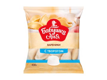 Санта акции и скидки Мосты - Вареники Бабушка Аня с картофелем и шкварками 430 г
