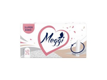 Тампоны гигиенические MEGGI Super, 16 шт