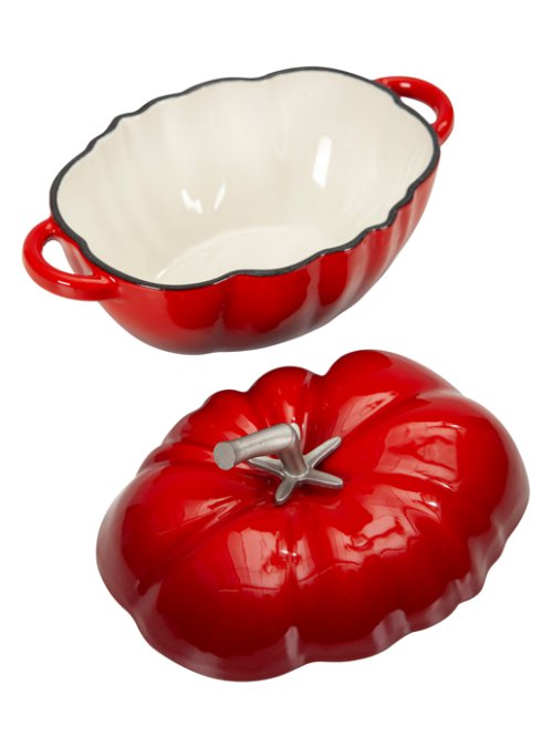 Кокот чугунный эмалированный Tomato New 0.6L, фото 10 из 14