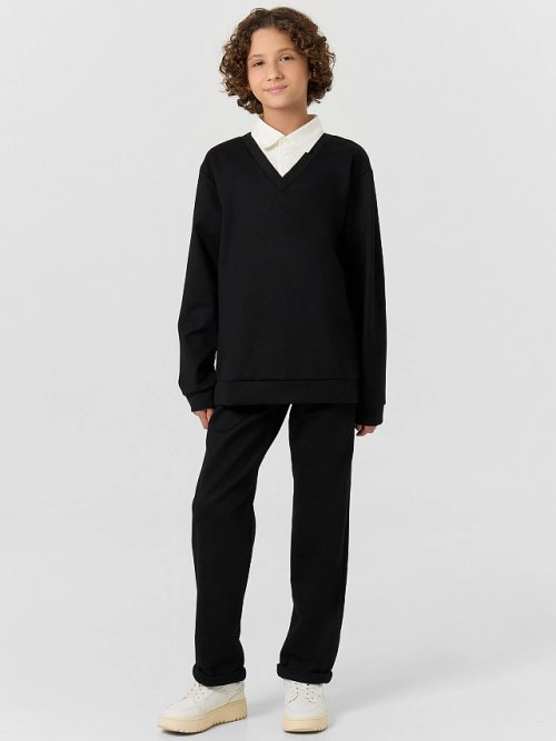 Джемпер для мальчиков черный, фото 3 из 11