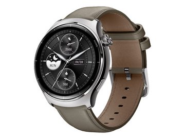Умные часы Mibro Lite 3 Pro (с серым кожаным ремешком)