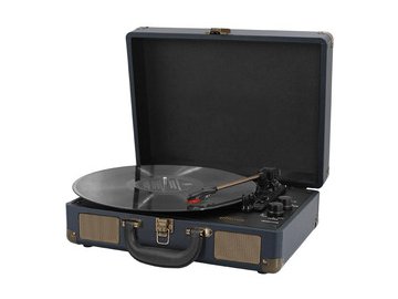 Виниловый проигрыватель RITMIX LP-160B темно- синий на акции в магазинах 5 элемент