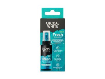 Спрей освежающий для полости рта GLOBAL WHITE Fresh, 15 мл