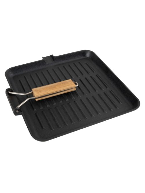 Противень-гриль чугунный с ручкой Grill, фото 9 из 30