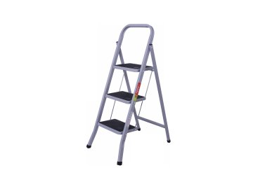 Лестница-стремянка стальн 3 широк ступ с покрыт LadderBel STR-ST-3WSRM 3,14м в Жлобине Ома