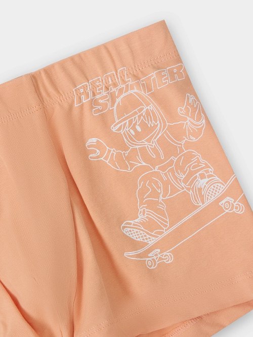 Трусы для мальчиков оранжевые с принтом, фото 3 из 9