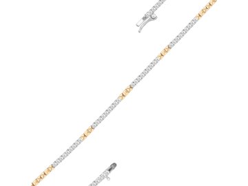 Браслет декоративный KABAROVSKY, красное золото 585 проба, вставка бриллиант