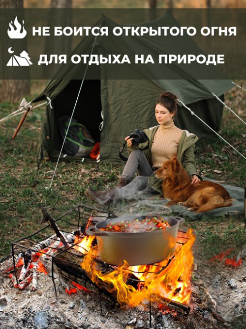 Утятница чугунная Casserole-1/ Casserole-1A, фото 5 из 42