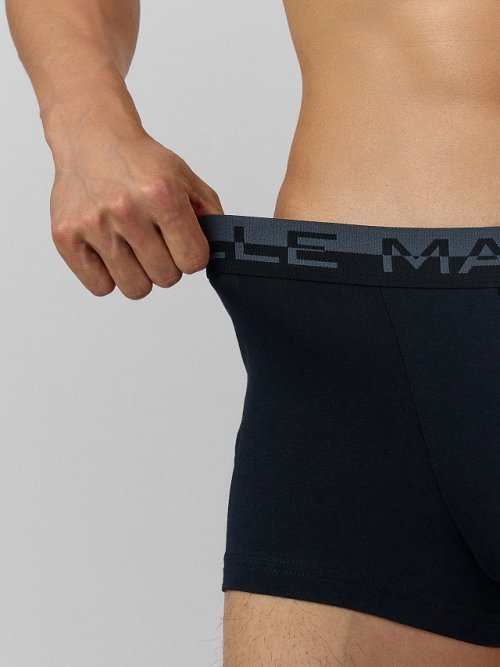 Трусы боксеры мужские черные, фото 4 из 21