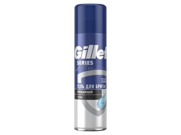 Гель для бритья GILLETTE Очищающий с углем, 200 мл Мила