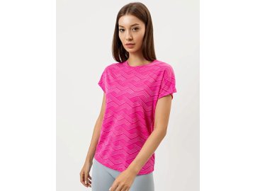 Футболка женская спортивная в розовом цвете с принтом Марк Формель