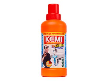 Средство для удаления засоров KEMI Professional в гранулах 500г.