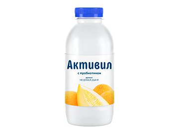 Бионапиток Активил с пробиотиком с ароматом медовая дыня 2% 500 г