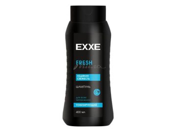 Шампунь мужской для волос EXXE Fresh Ледяная свежесть, тонизирующий, 400 мл