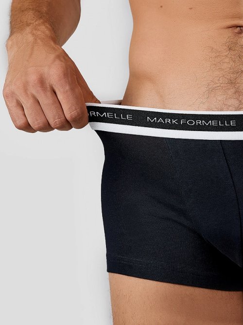 Мужские трусы-боксеры мультипак (2 шт.) в черном цвете, фото 6 из 30