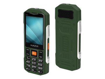 Мобильный телефон Maxvi T19 + ЗУ WC-112 (зеленый) на акции в магазинах 5 элемент