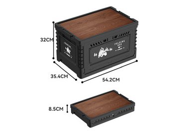 Многофункциональный складной органайзер со столиком Happy Home HH-012 (чёрный) 60л. в Пинске 5 элемент