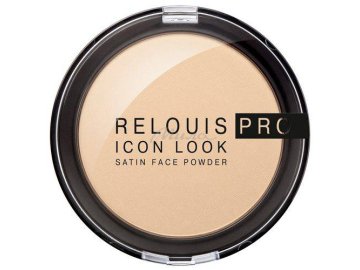 Мила акции Копыль - Пудра RELOUIS Pro Icon Look Satin Face Powder компактная, тон 01