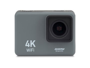 Экшн-камера Digma DiCam 810 (серый)