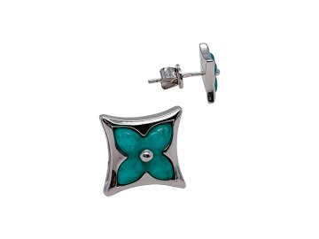 Серьги пусеты, серебро 925 проба