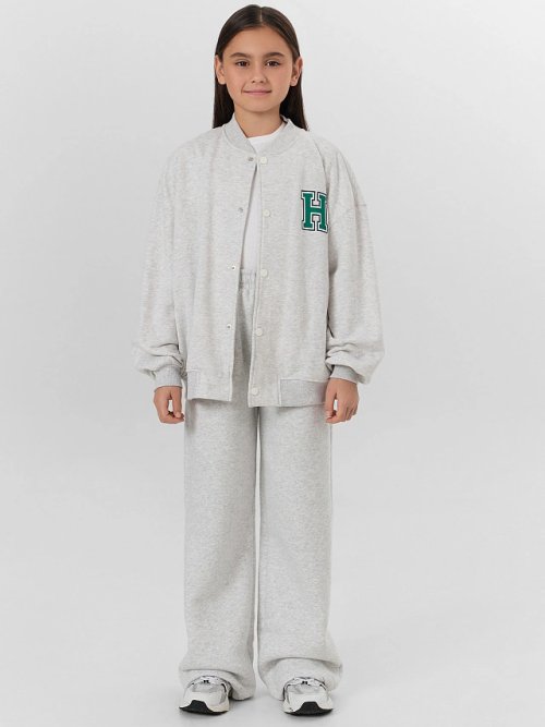 Брюки для девочек серые, фото 4 из 5