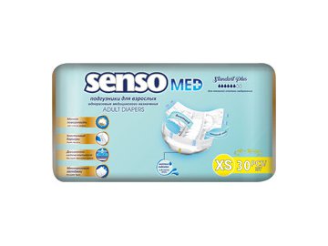 Подгузники для взрослых Senso Med Standart Plus ХS (30шт)