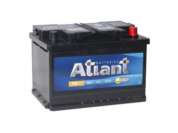 Автомобильный аккумулятор Atlant Blue R+ (75 А·ч)