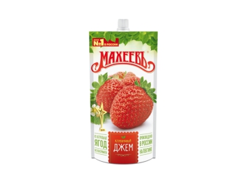 Джем Махеевъ клубничный 300 г дой пак