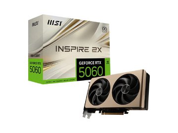 Видеокарта MSI GeForce RTX 5060 8G Inspire 2X OC