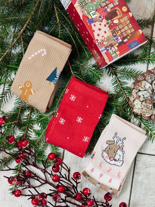 Набор носков женских, 3 пары, фото 1 из 8