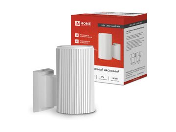 Светильник уличный настенный односторонний IN HOME НБУ LINE-1хA60-WH (4690612045047)
