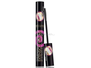Тушь для ресниц EVELINE Professional make-up x10 extension volume экстрообъем и удлинение, 10 мл, цвет черный