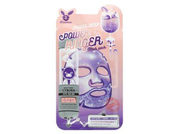 Маска тканевая для лица ELIZAVECCA Фруктовая Fruits Deep Power Ringer Mask Pack, 1 шт, 23 мл