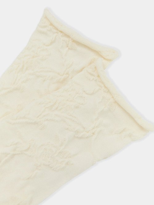 Носки женские в молочно-белом цвете, фото 4 из 4