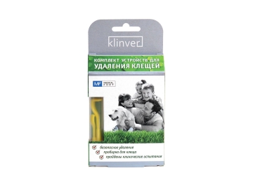 Комплект устройств д/удаления клещей KLINVER с пробиркой