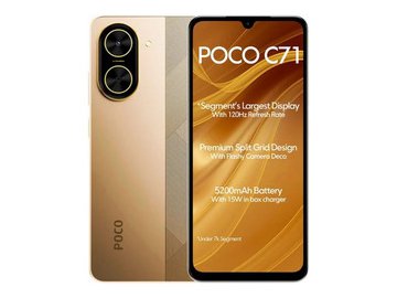 Смартфон POCO C71 4GB/64GB Gold RU