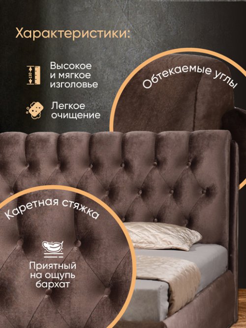 Кровать «Империя» с подъемным механизмом, фото 2 из 51