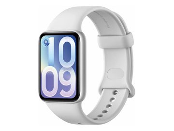 Фитнес-браслет Xiaomi Smart Band 10 Pro BHR08WBGL (серебристый, со светло-серым силиконовым ремешком)