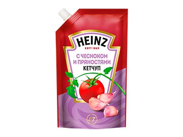 Кетчуп Heinz с чесноком и пряностями 320 г