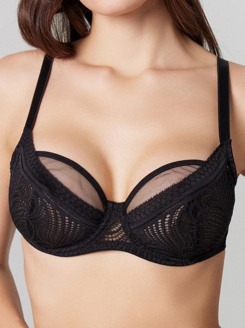 Бюстгальтер макси женский черный, фото 2 из 24