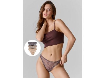 Трусы слипы женские из сетки в наборе, 3 шт