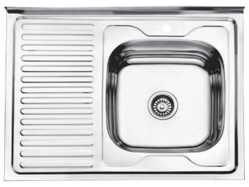 Мойка из нержавеющей стали Ledeme L78060-R без сифона