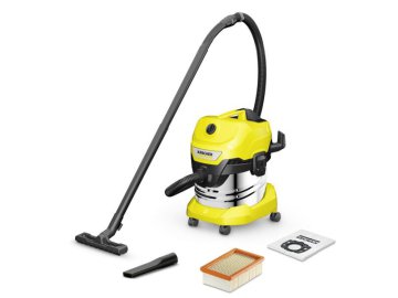 Пылесос хозяйственный KARCHER WD 4 S V-20/5/22 (1000Вт,нерж.бак.20л) 1.628-250.0
