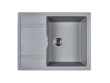 Мойка из каменной крошки WISENT W650-29 (грей) 650х510 без сифона
