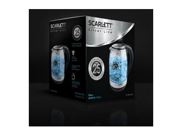 Чайник электрический Scarlett SC-EK27G48 Silver Line