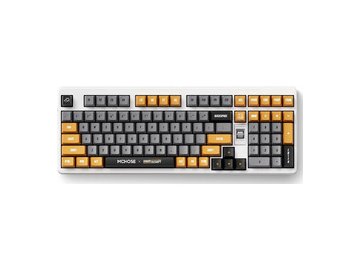 Клавиатура игровая McHose x Unbox Therapy - UT98 Mechanical (бело-оранжевый, Icy Creamsicle Switch)