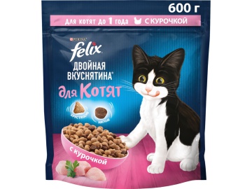 Корм "FELIX" (для котят/курица) 600г в Дзержинске Евроопт