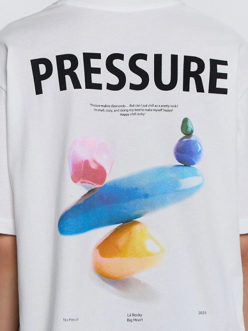 Футболка женская белая с принтом "Pressure", фото 5 из 30