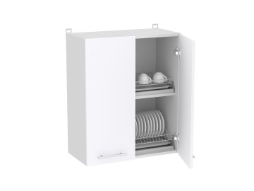 Шкаф навесной 600мм СН-114.75 (ДСП) Белый + сушка в Жодино Ома